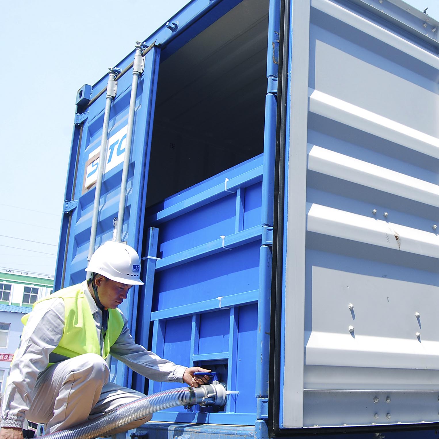 Flexitanque desechable de 16000L para aceite de palma